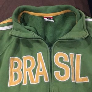 Roma Atletica woman’s Brazil sweatshirt. Size Lg
